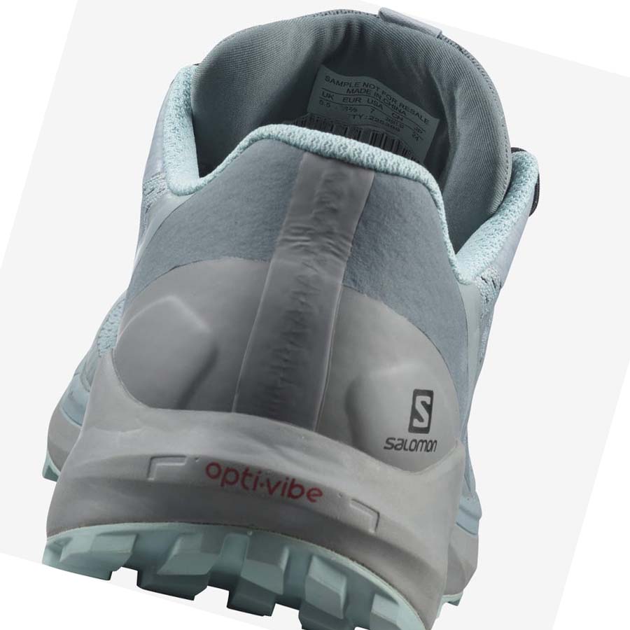 Salomon SENSE RIDE 4 GORE-TEX INVISIBLE FIT Trail Futócipő Női Türkiz | HU 2863WNB